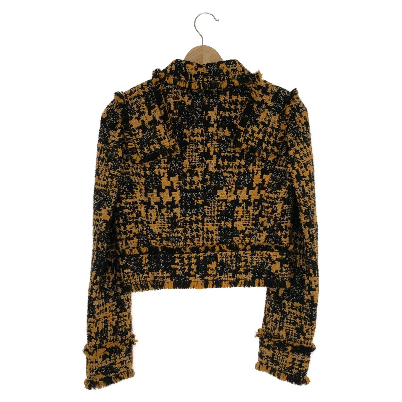 Dolce & Gabbana Tweed Jacket Yellow