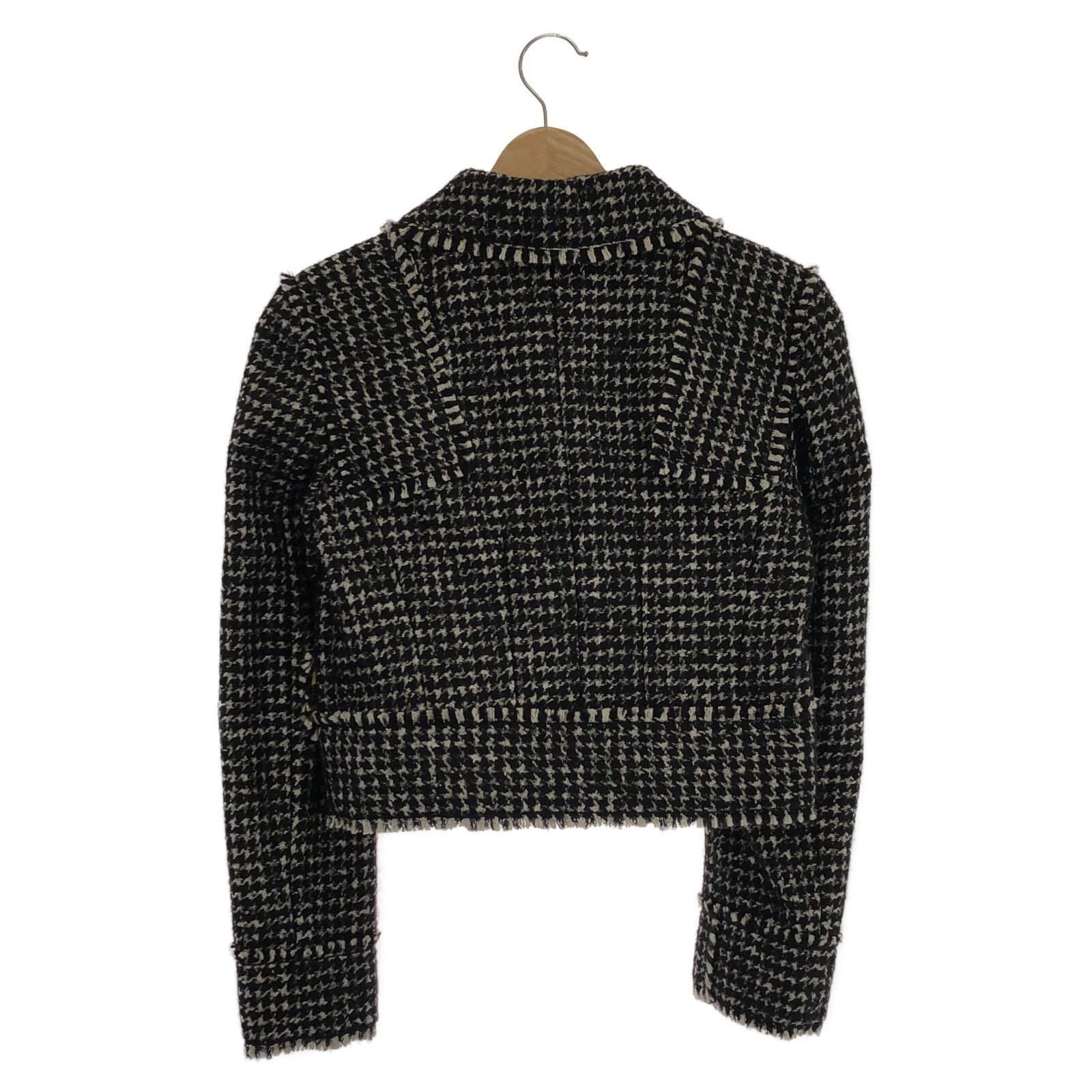 Dolce & Gabbana Wool Tweed Jacket Black