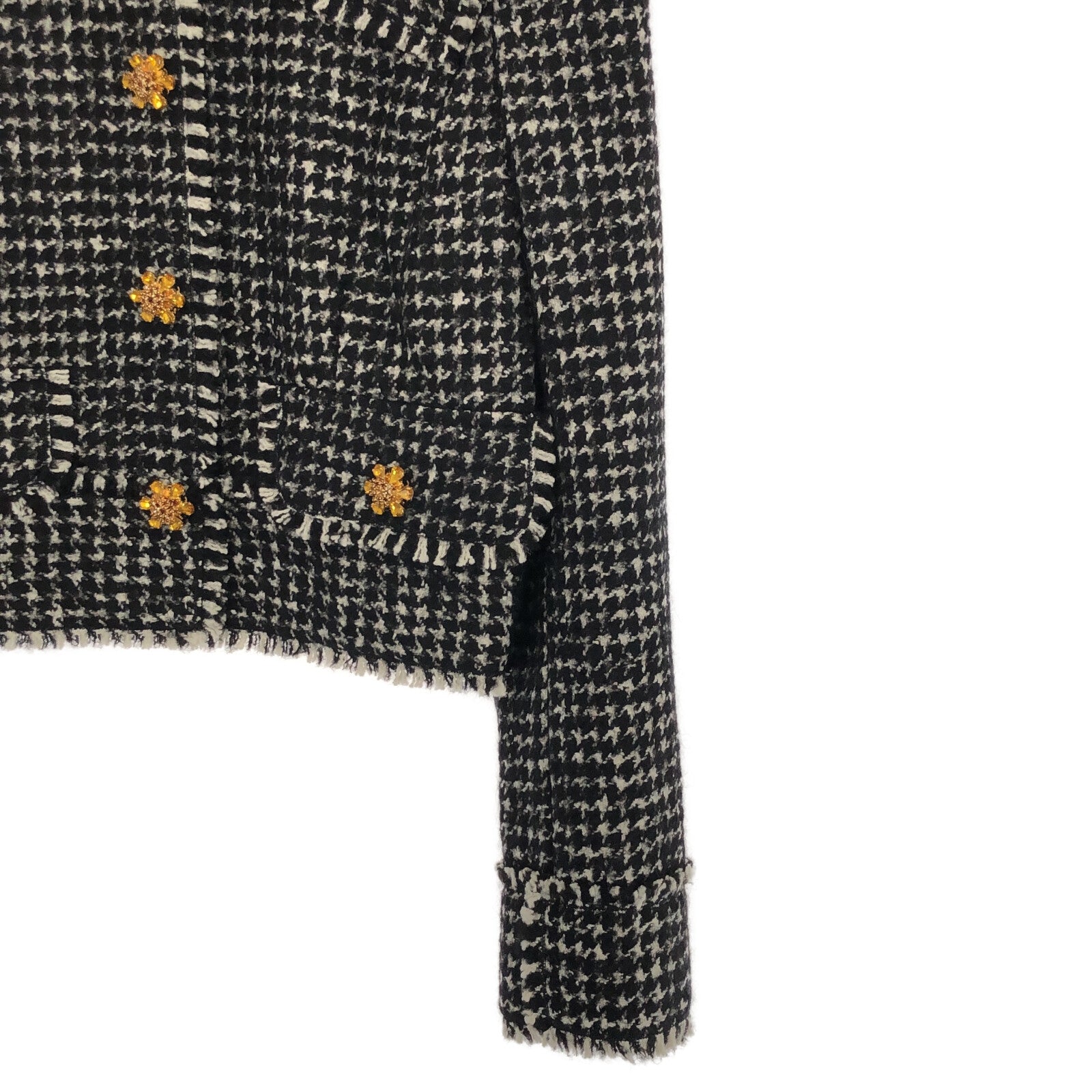 Dolce & Gabbana Wool Tweed Jacket Black