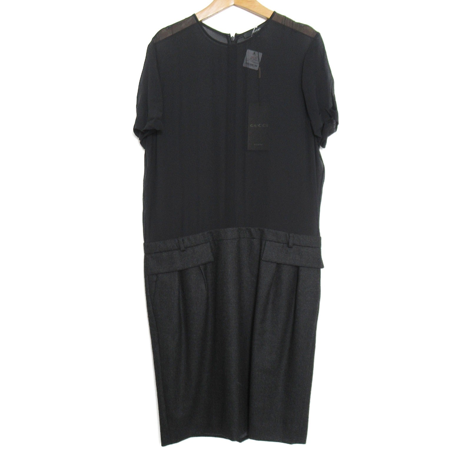 Gucci Wool Silk Dress with Camisole