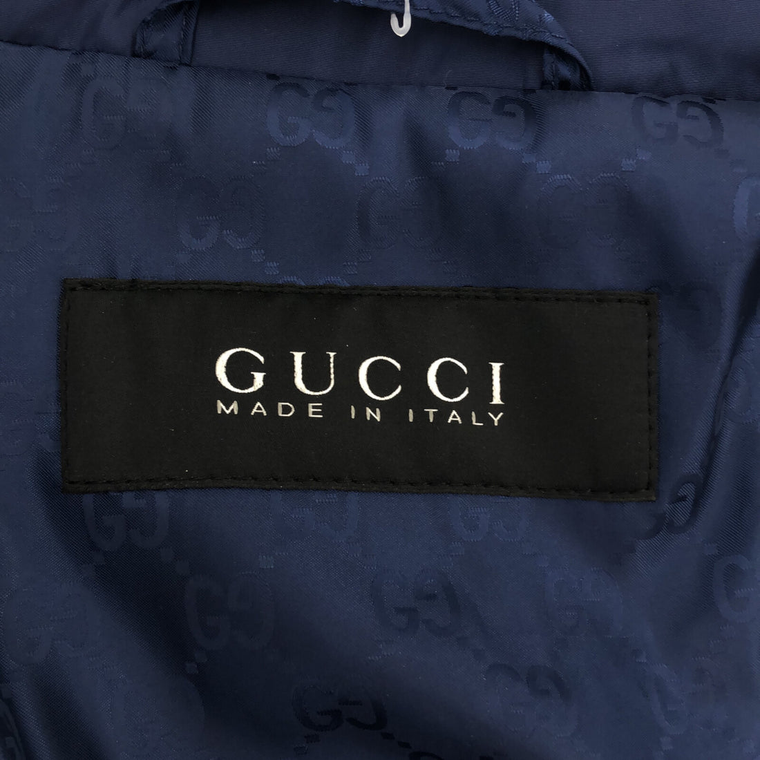 Gucci Nylon Down Vest Navy Unisex