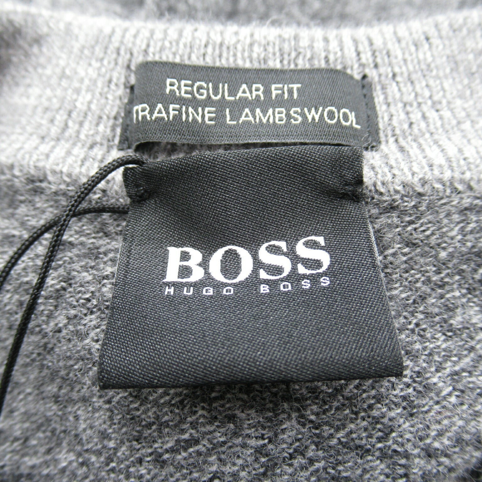 BOSS Wool Sweater Gray Unisex