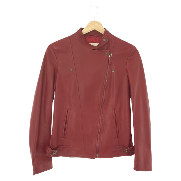 Bally Women's Leather Jacket Red