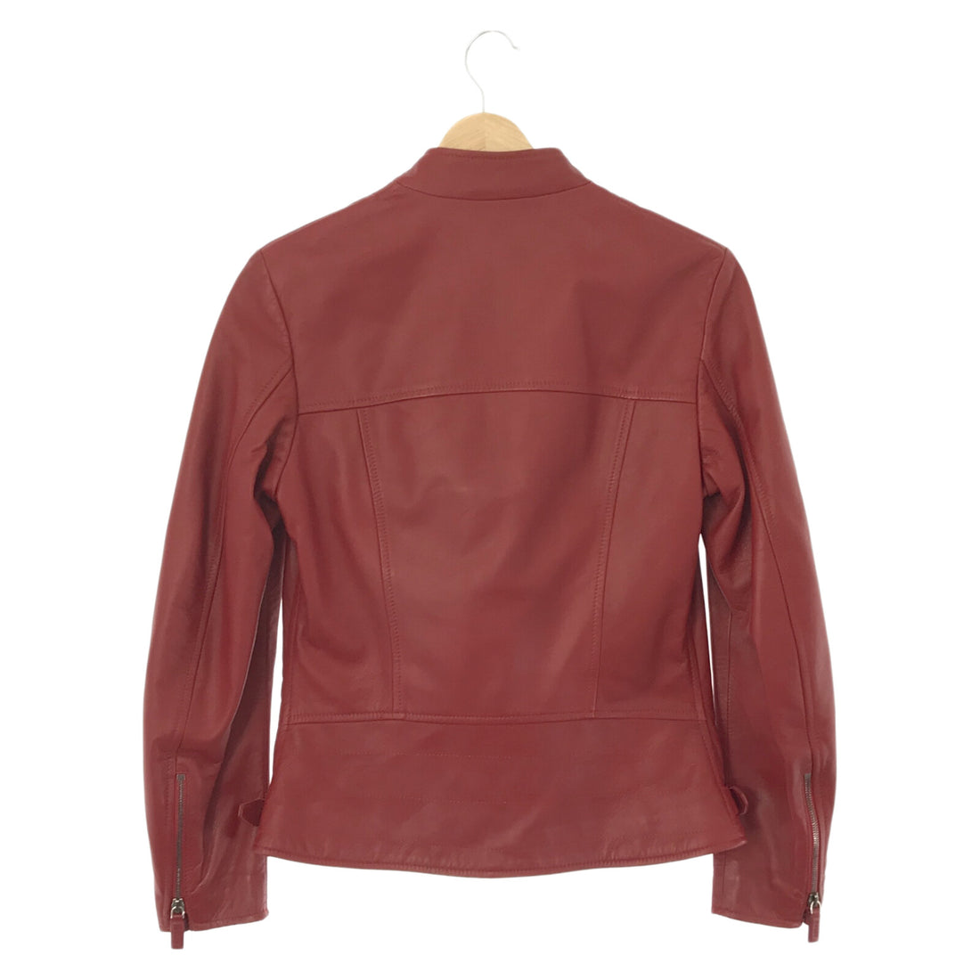 Bally Women's Leather Jacket Red