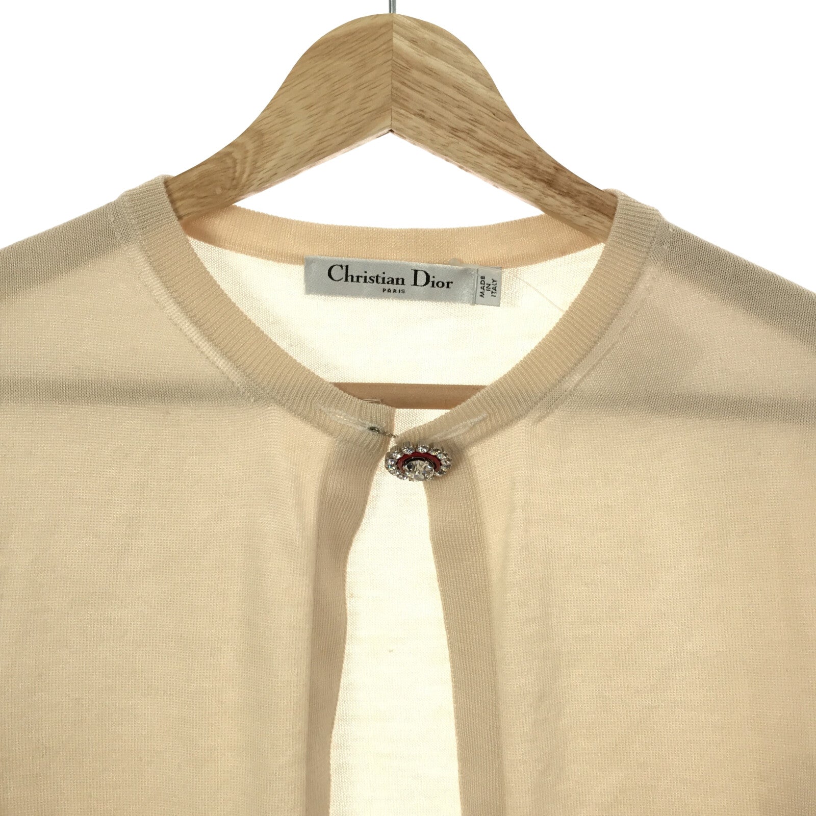 Dior Cashmere Cardigan White Women