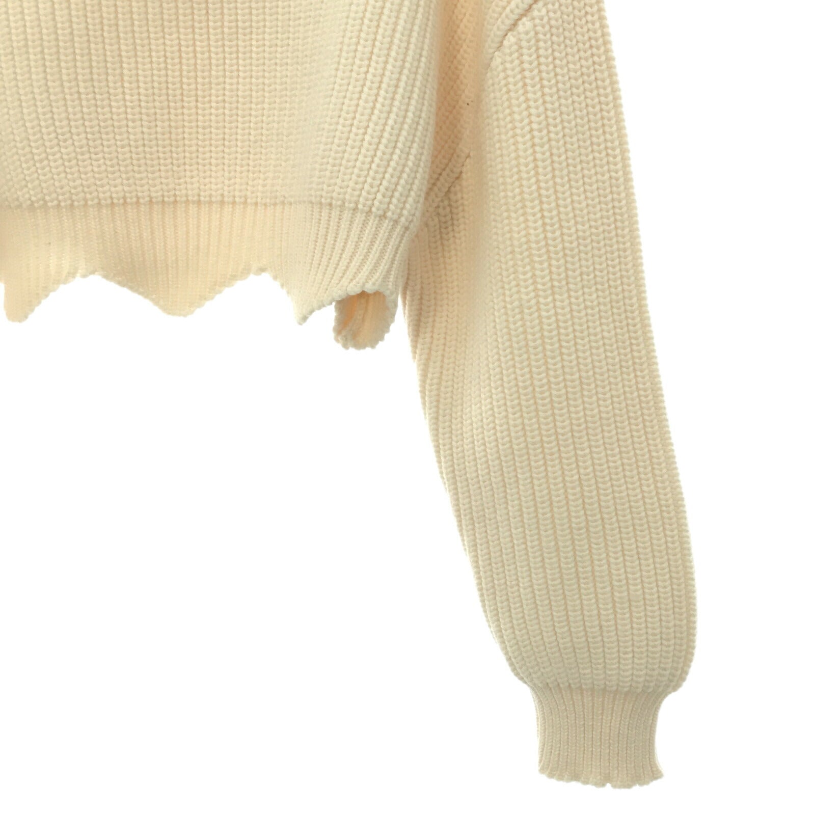 Dior Wool Short Sweater White