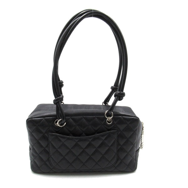 Cambon Quilted Leather Bowling Bag
