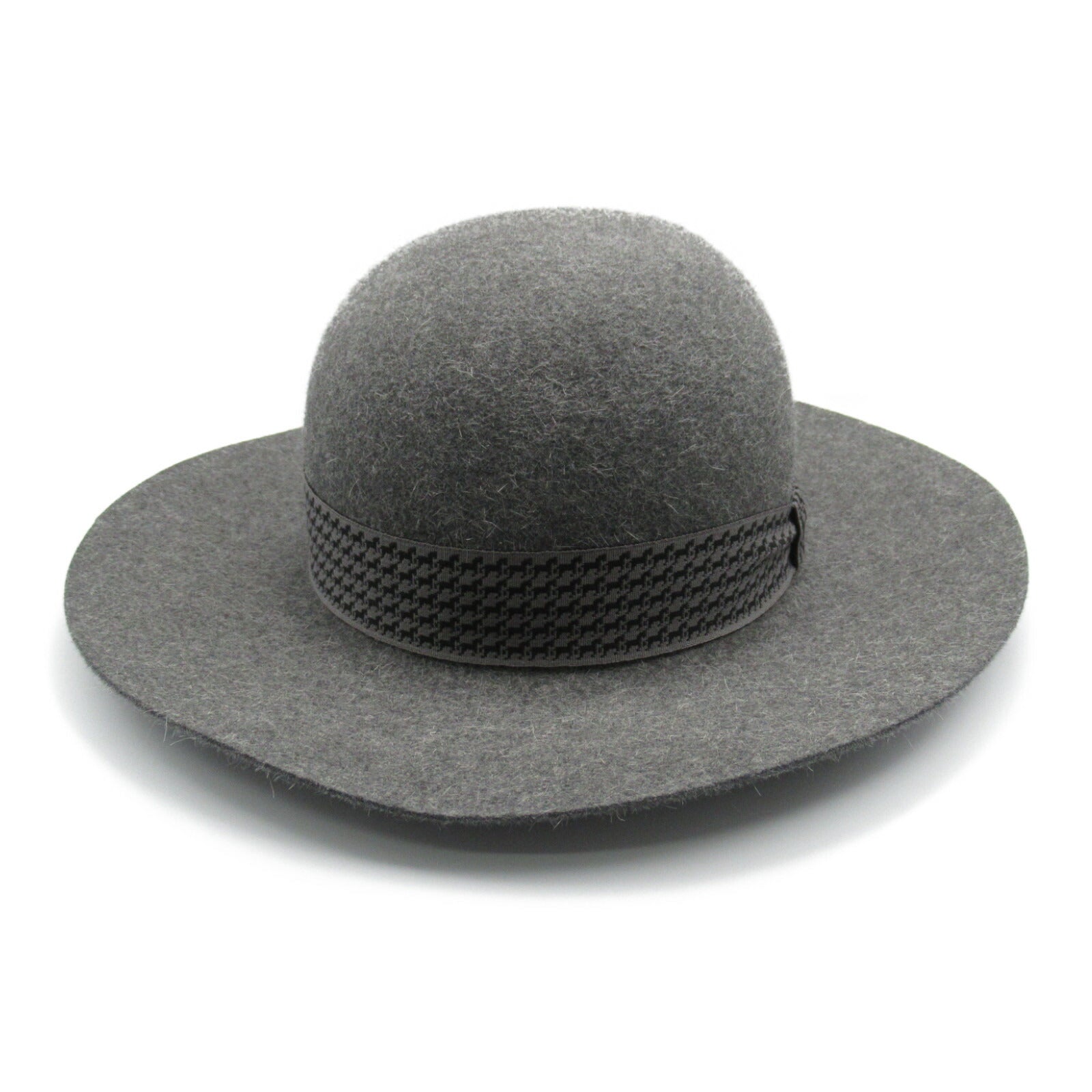 Hermes Fedora Hat Betty Rabbit Felt Gray