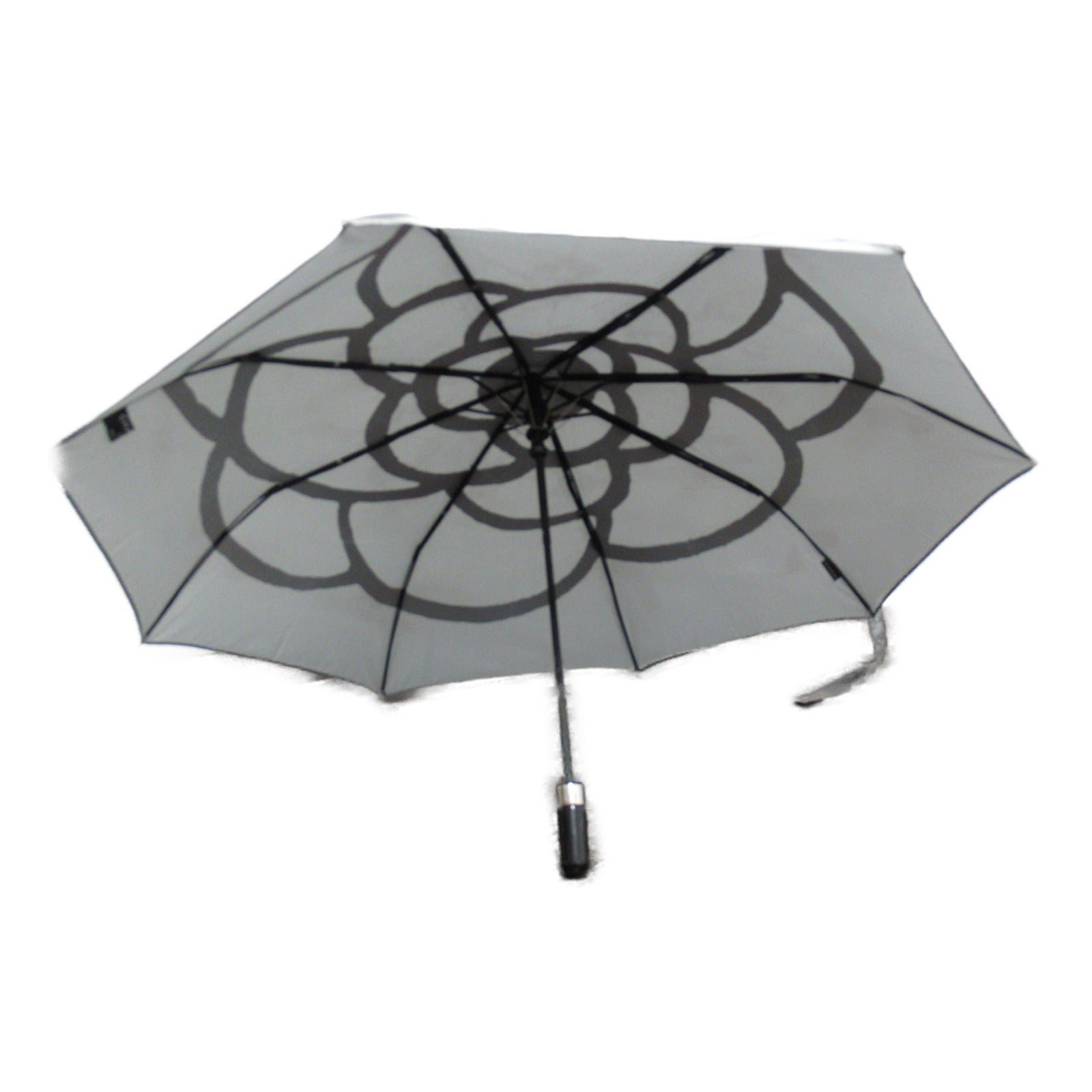 Chanel Nylon Folding Umbrella Gray