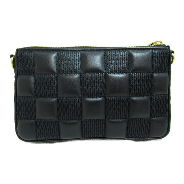 Louis Vuitton Damier Quilt Pochette Troca Leather Crossbody Bag M59046 in Excellent condition