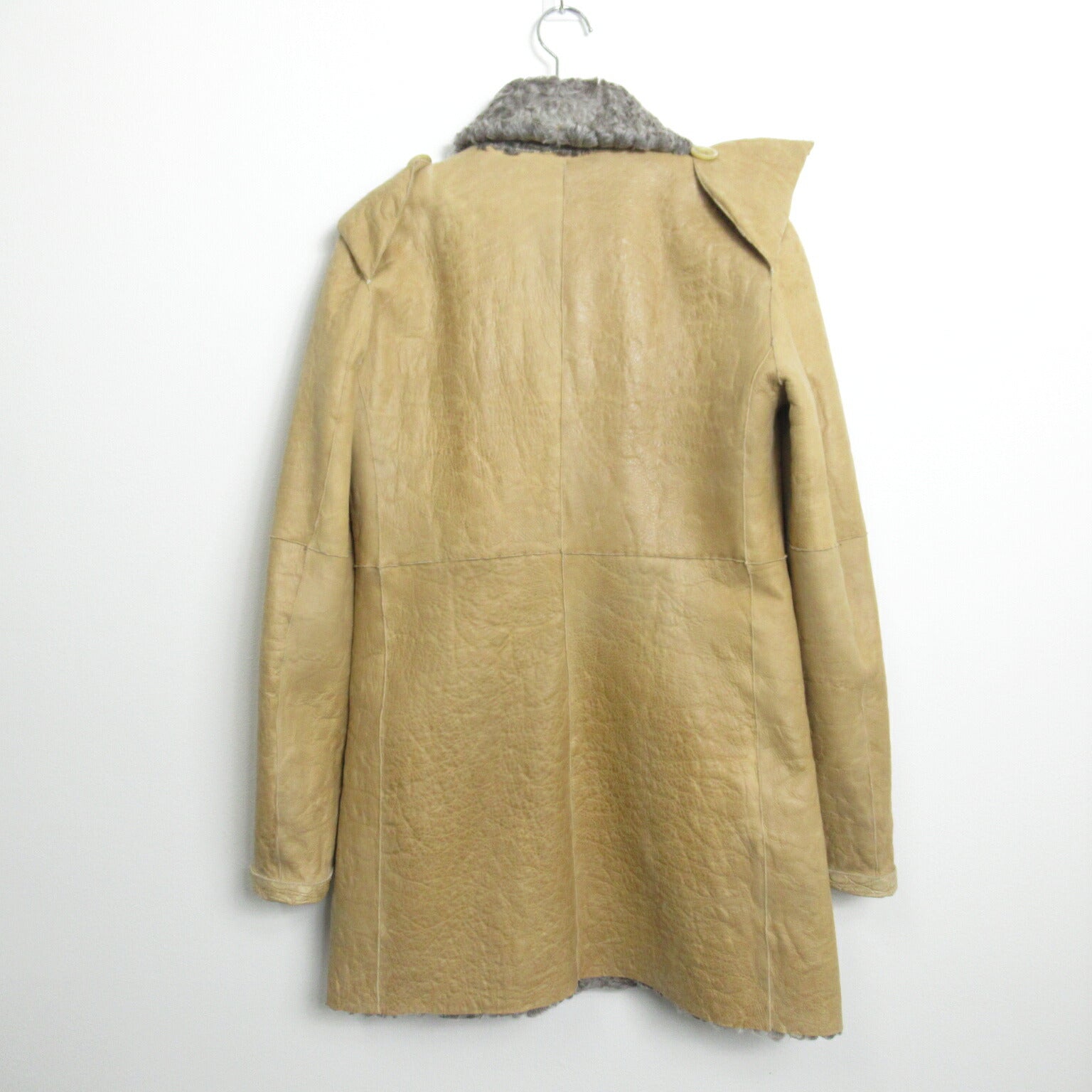 Valentino Reversible Shearling Alligator Coat