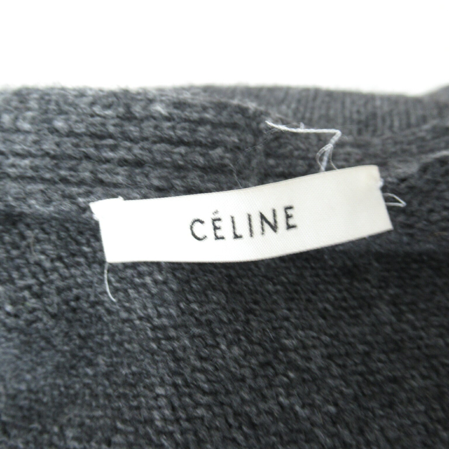 Celine Wool Cardigan Gray S