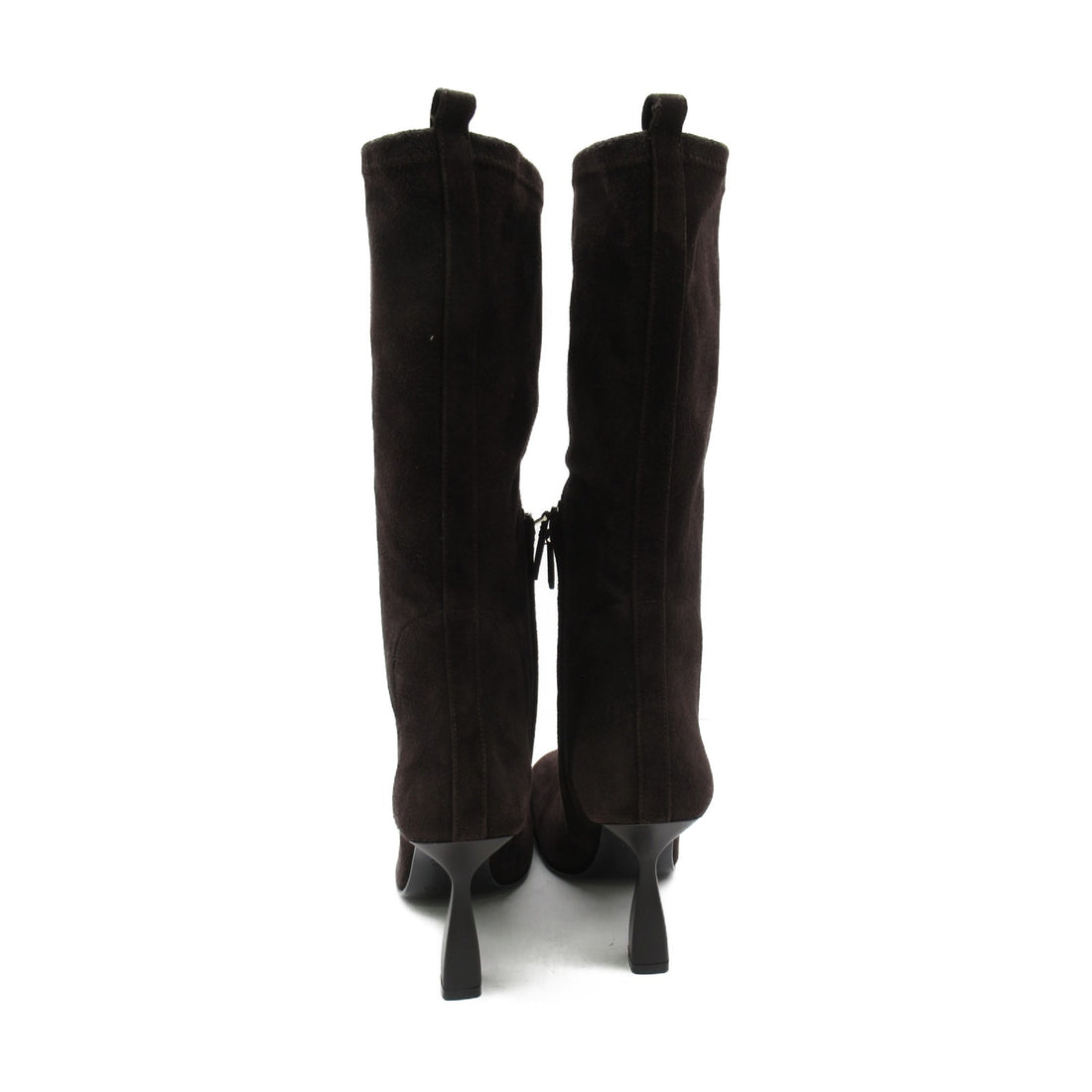 Hermes Suede Boots Brown Women