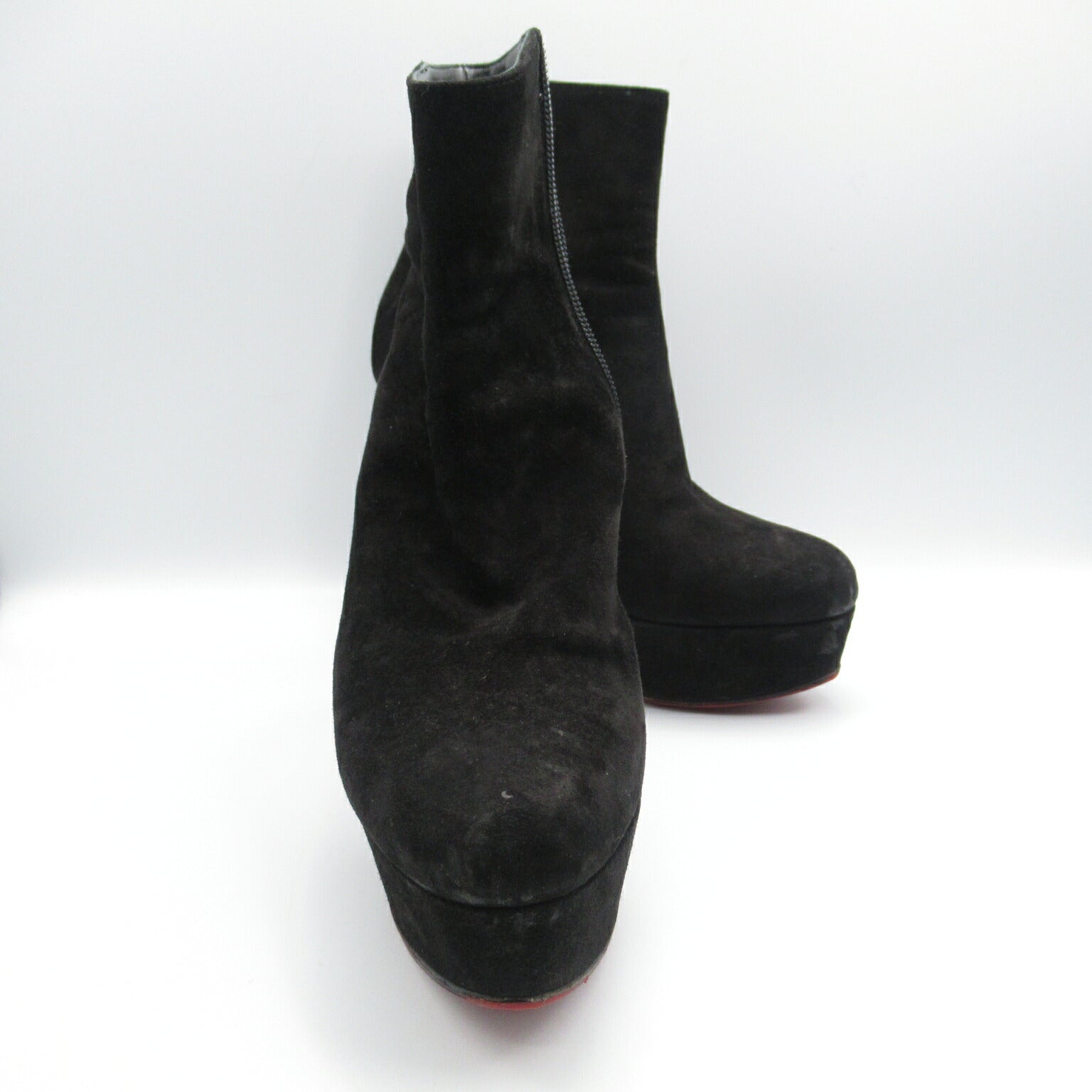 Christian Louboutin Suede Boots Black