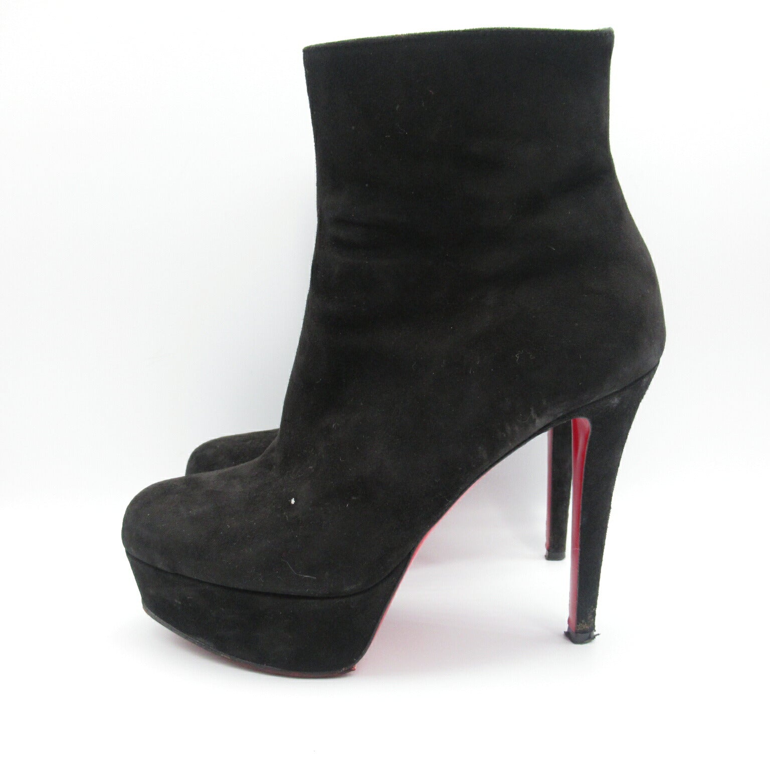 Christian Louboutin Suede Boots Black