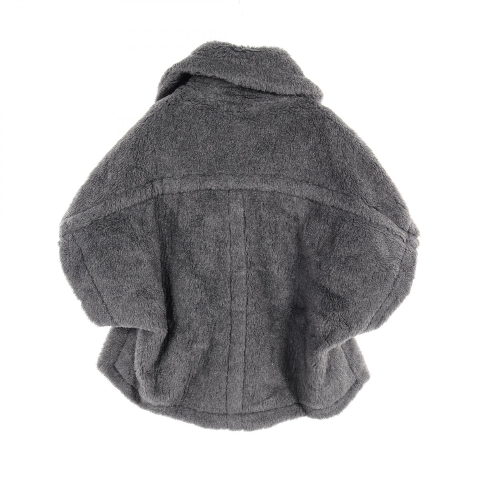 Max Mara Wool Alpaca Teddy Poncho