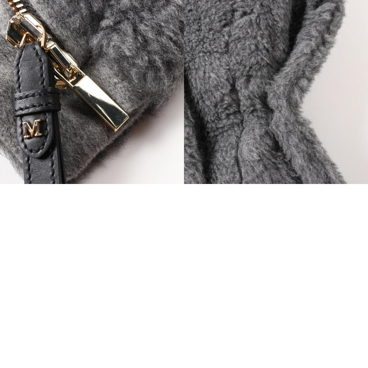 Max Mara Wool Alpaca Teddy Poncho