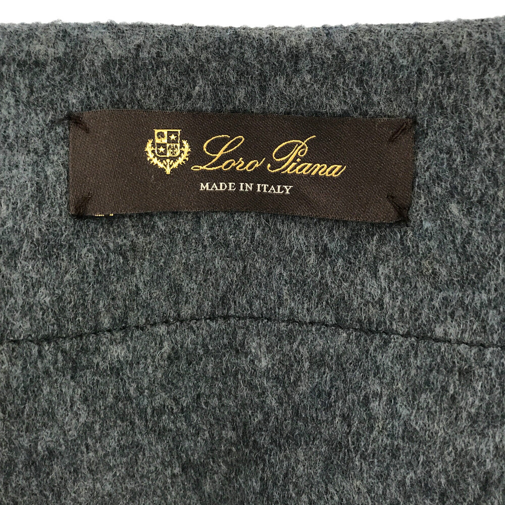 Loro Piana Cashmere Wrap Skirt Gray