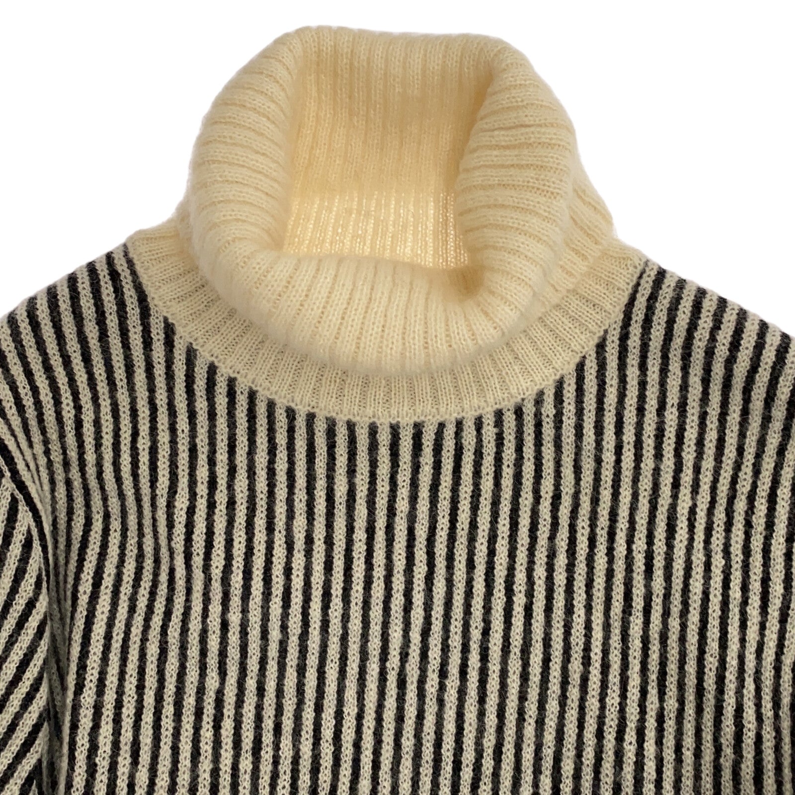 Fendi Wool Turtleneck Sweater with Fur