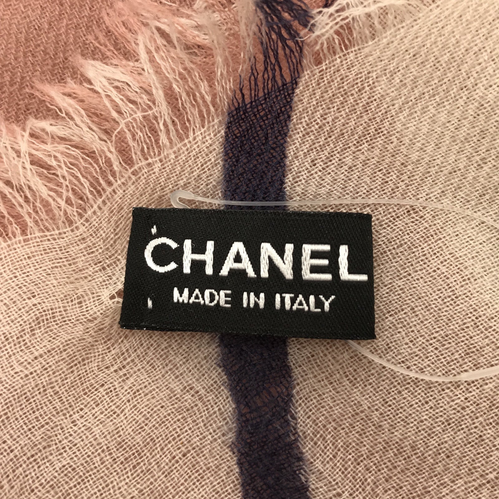 Chanel Logo Cashmere Shawl  Canvas Shawl in Great Condition