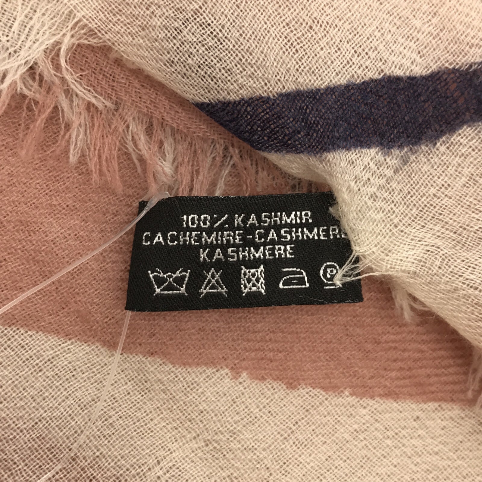 Chanel Logo Cashmere Shawl  Canvas Shawl in Great Condition