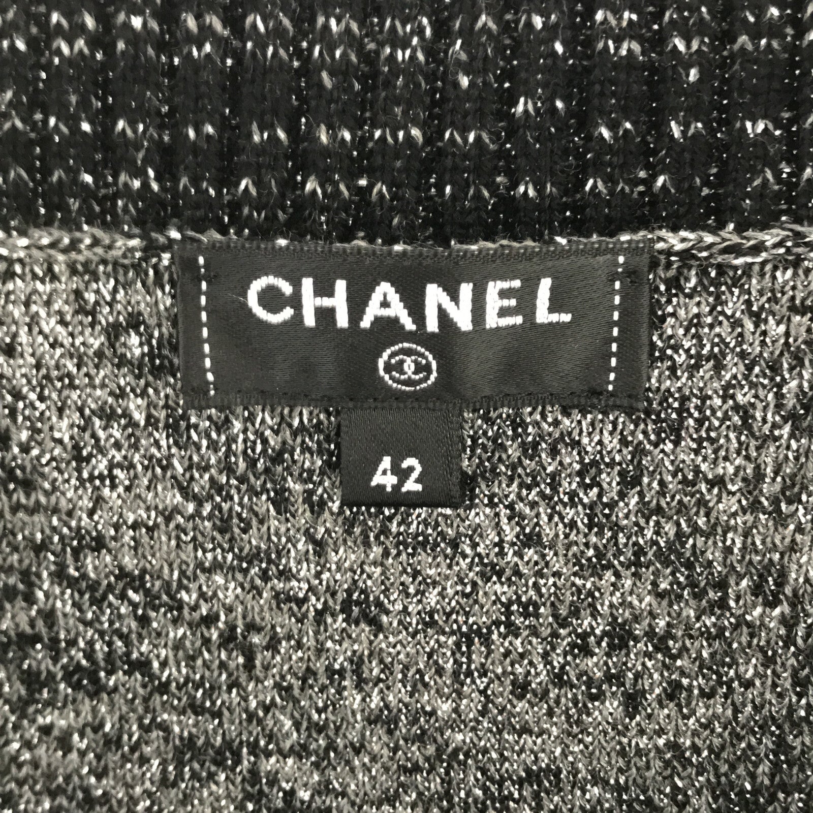 Chanel Wool Dress Gray P57394K07554