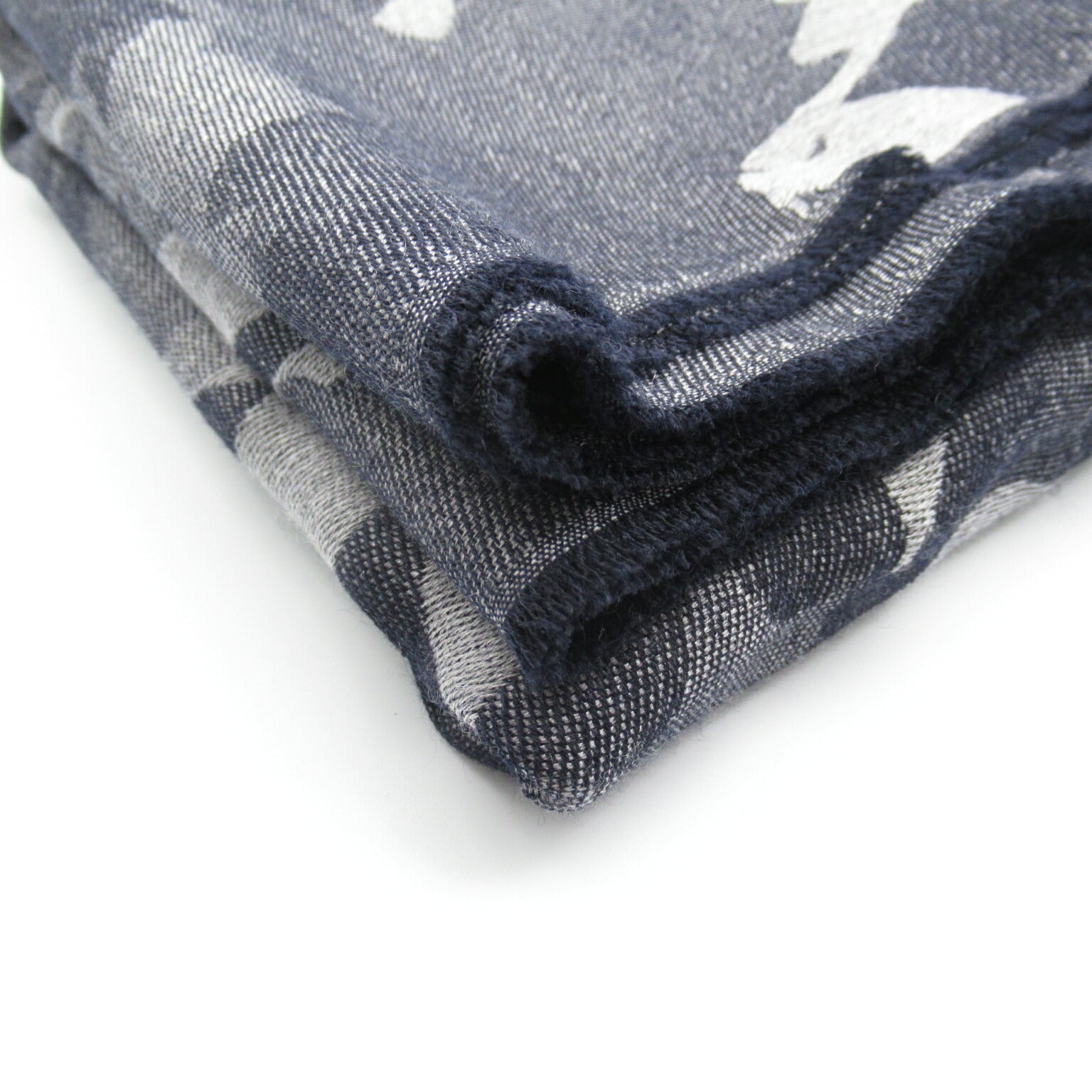 Chanel Cashmere Scarf Navy