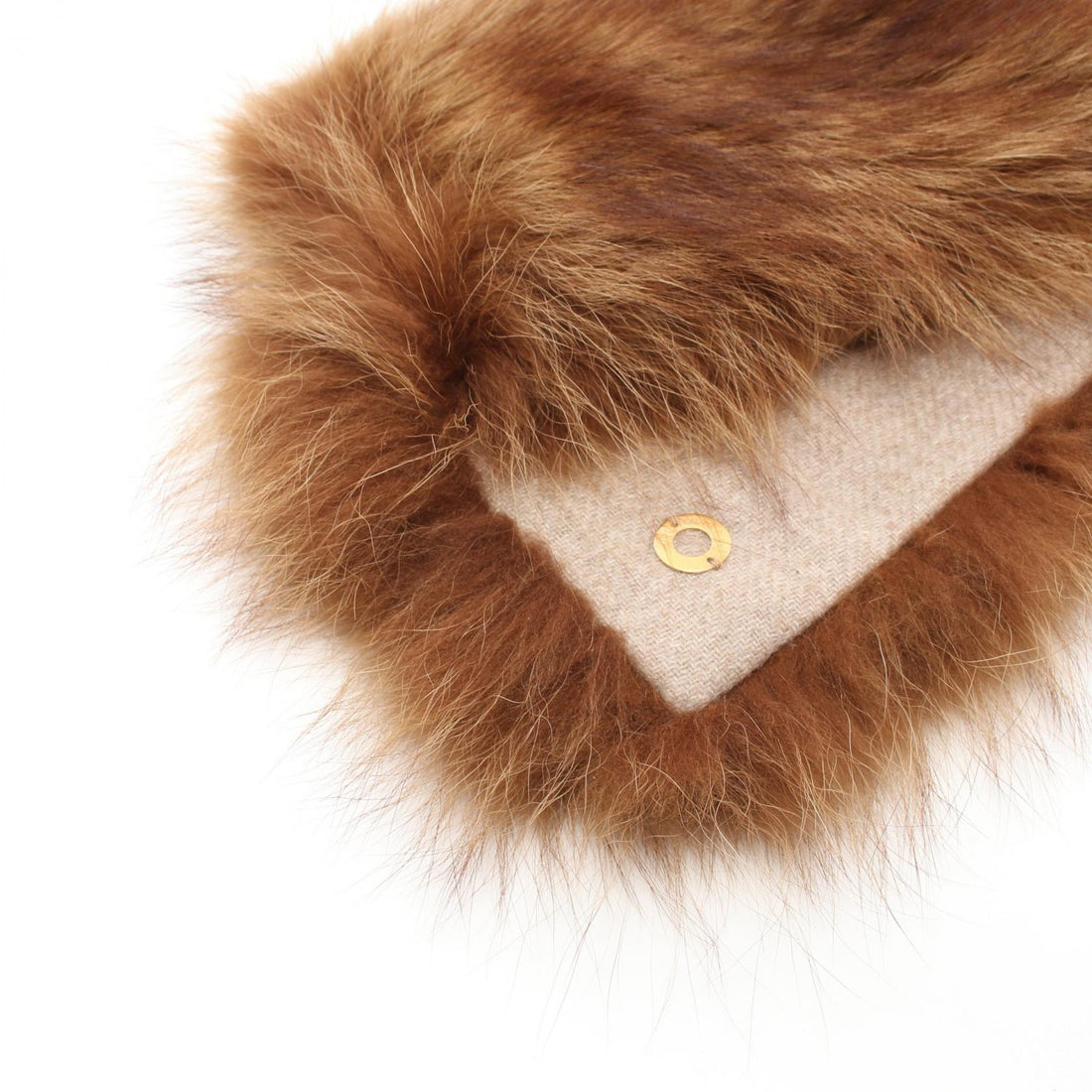 Loro Piana Cashmere Raccoon Fur Scarf