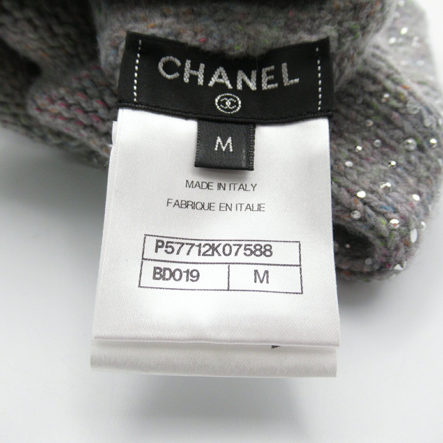 Chanel Wool Cotton Arm Warmers Gloves