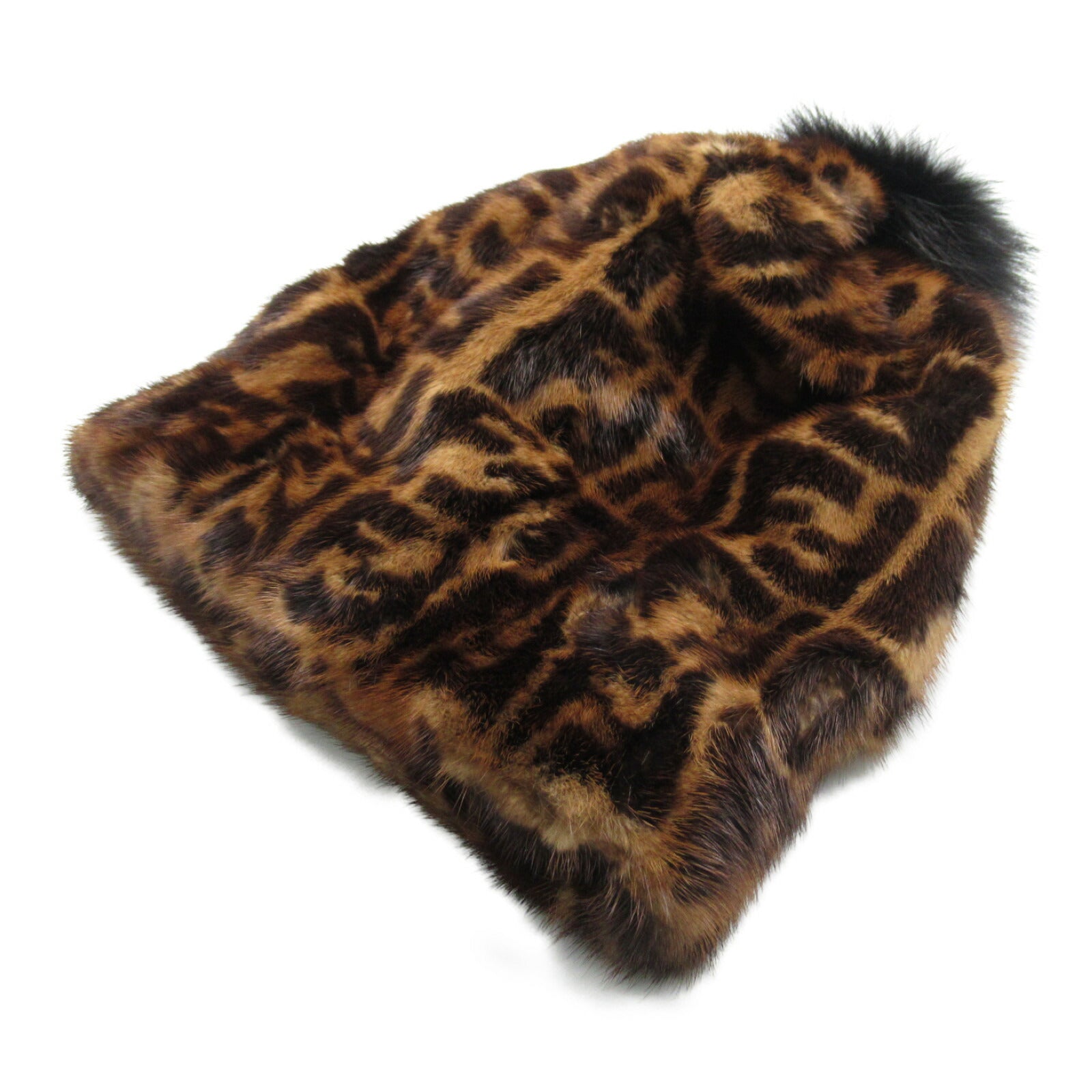 Fendi Mink Hat Brown Used