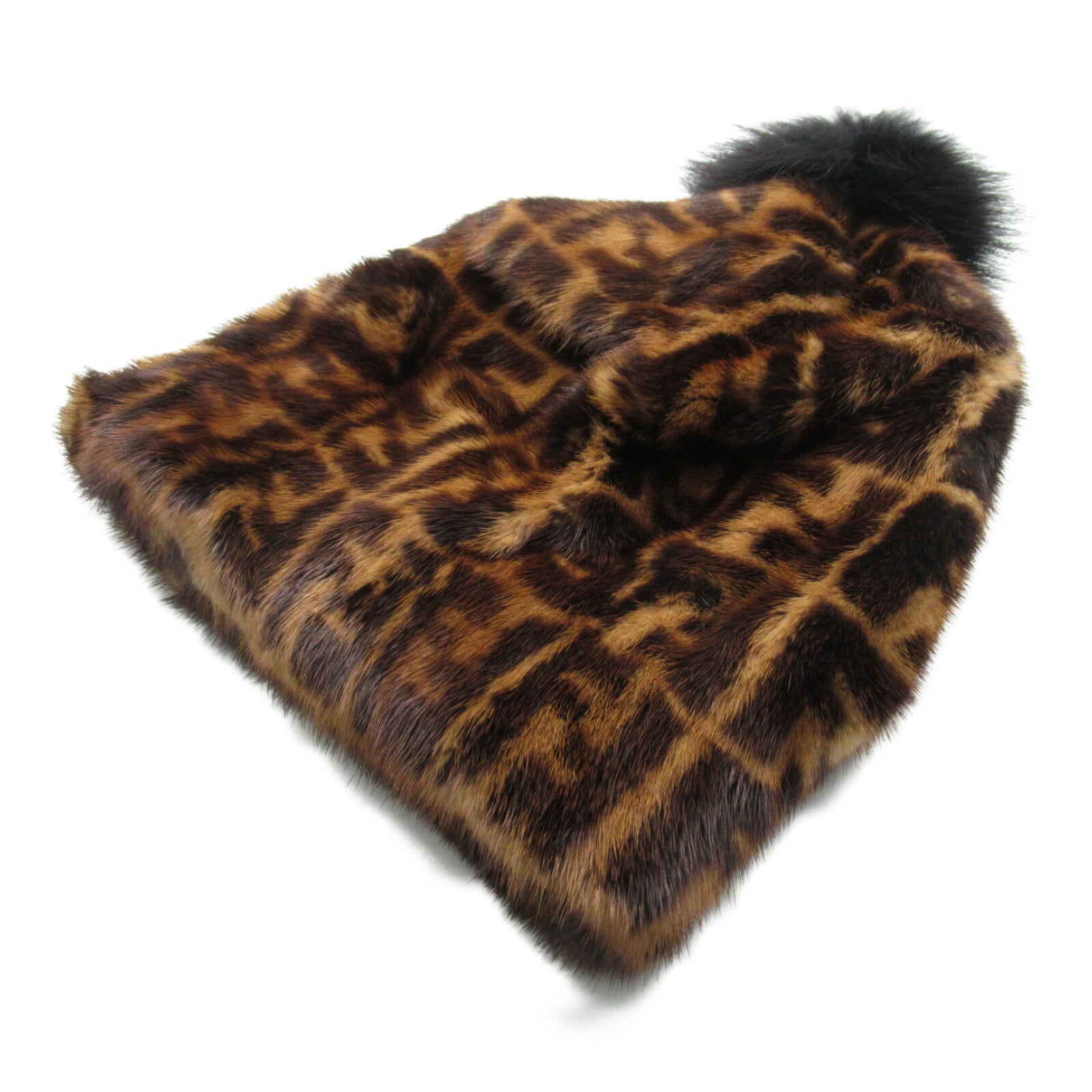 Fendi Mink Hat Brown Used