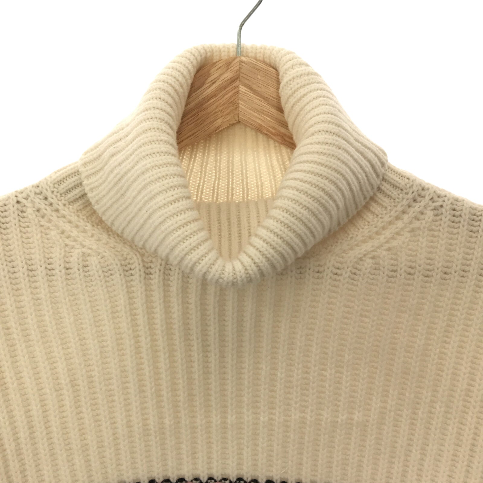 Fendi Wool Turtleneck Sweater Pink