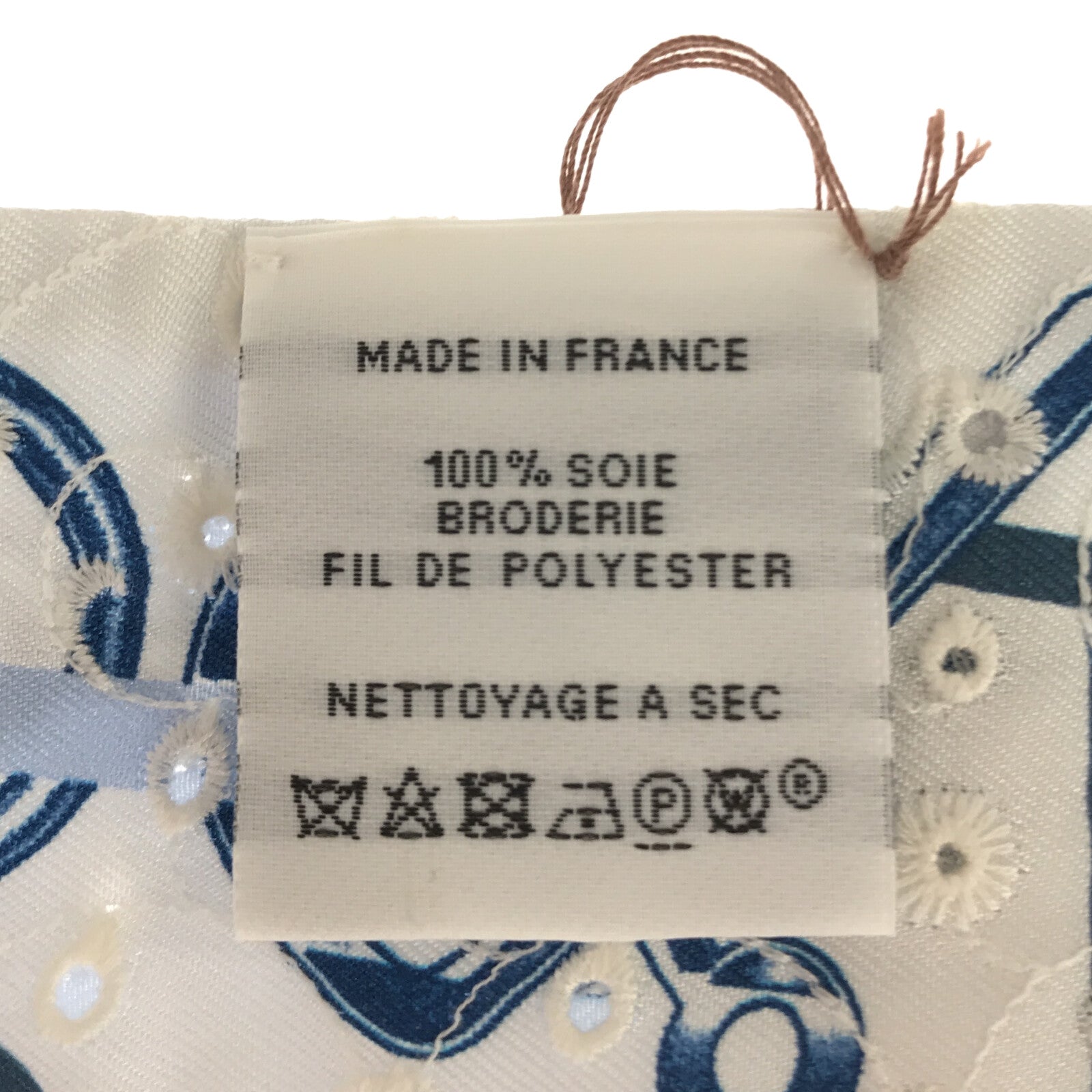 Hermes Silk Twilly Scarf Blue