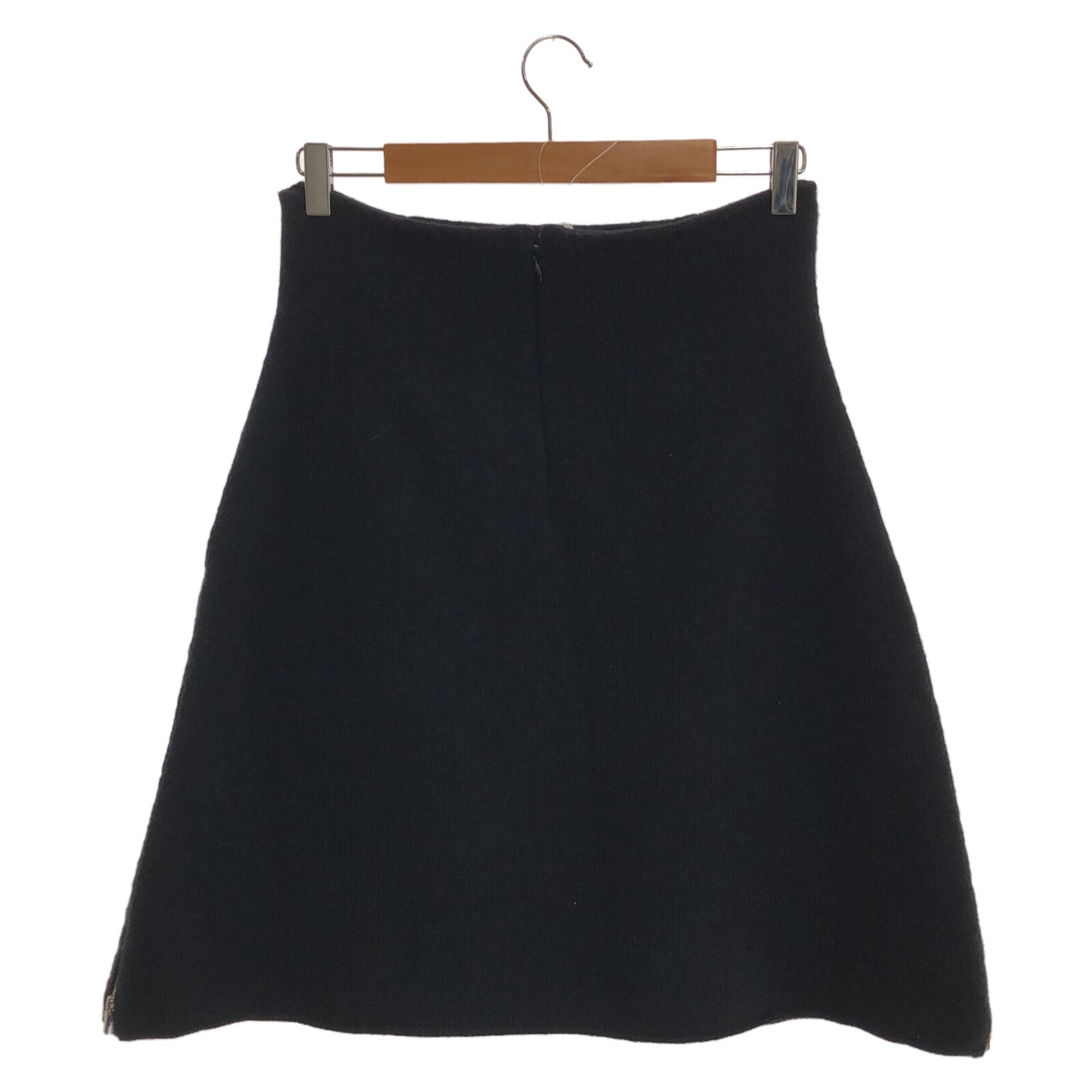 Chanel Wool Skirt Black P55435K07229