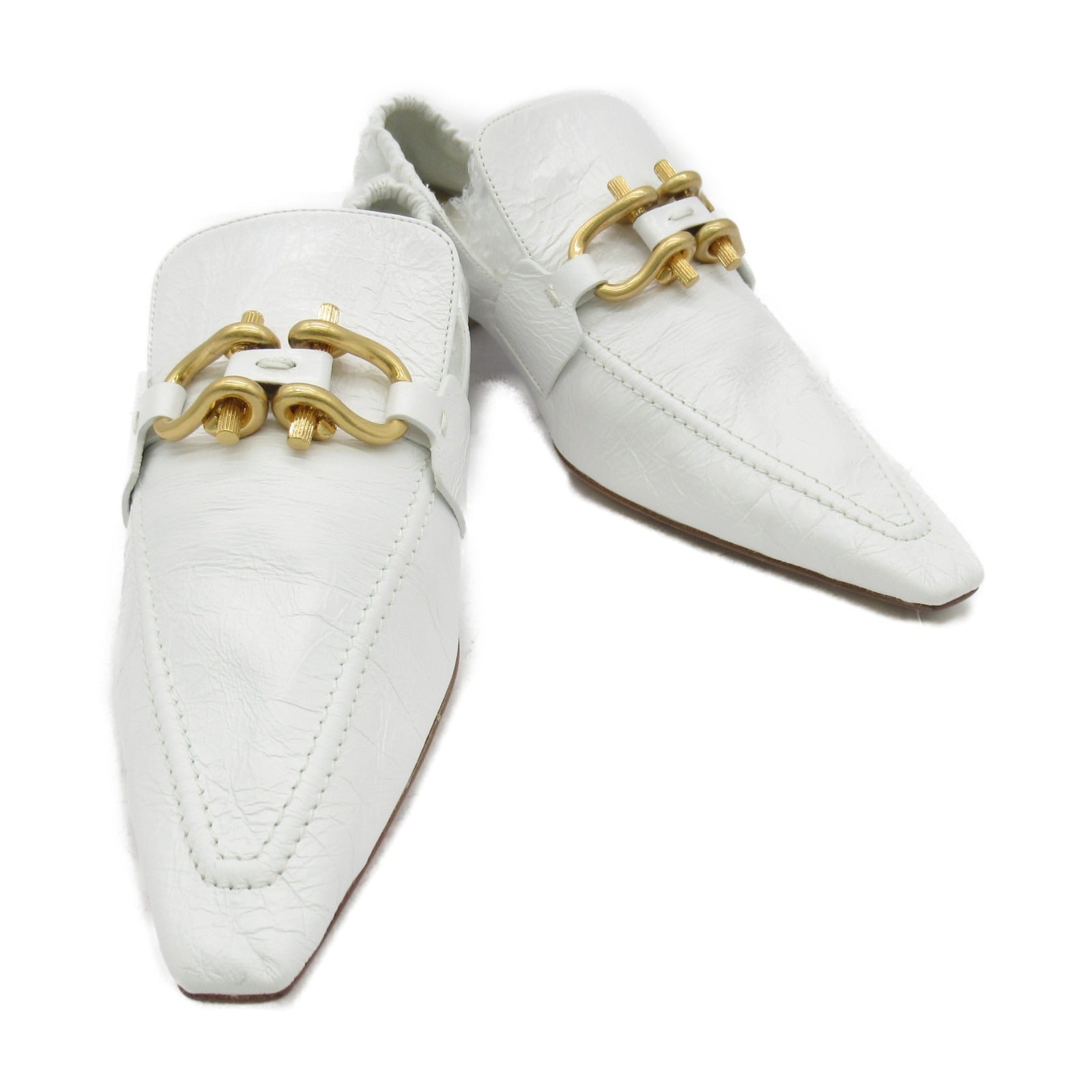 Bottega Veneta Leather Loafers White