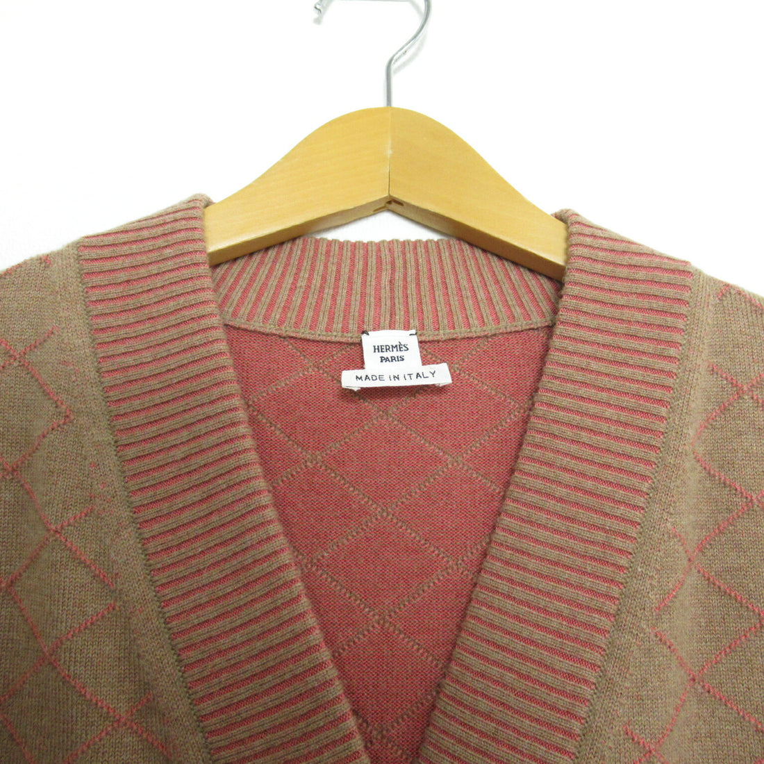 Hermes Silk Cardigan Beige