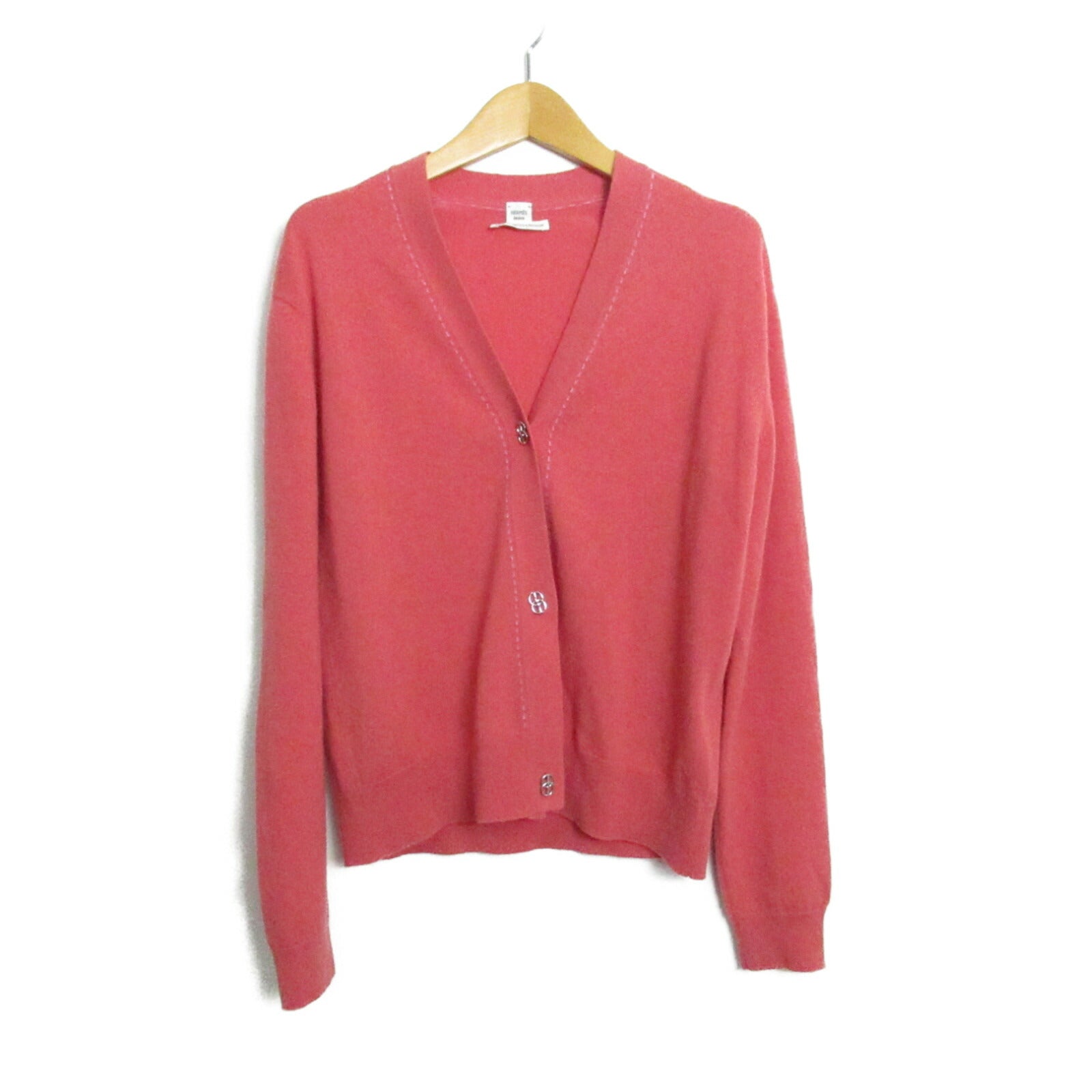 Hermes Cashmere Cardigan Pink