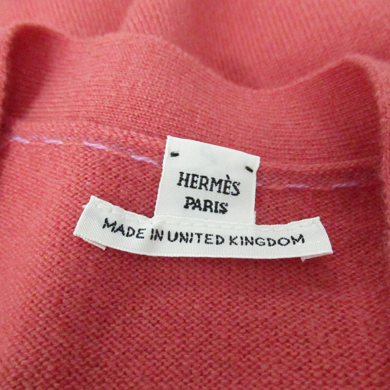 Hermes Cashmere Cardigan Pink