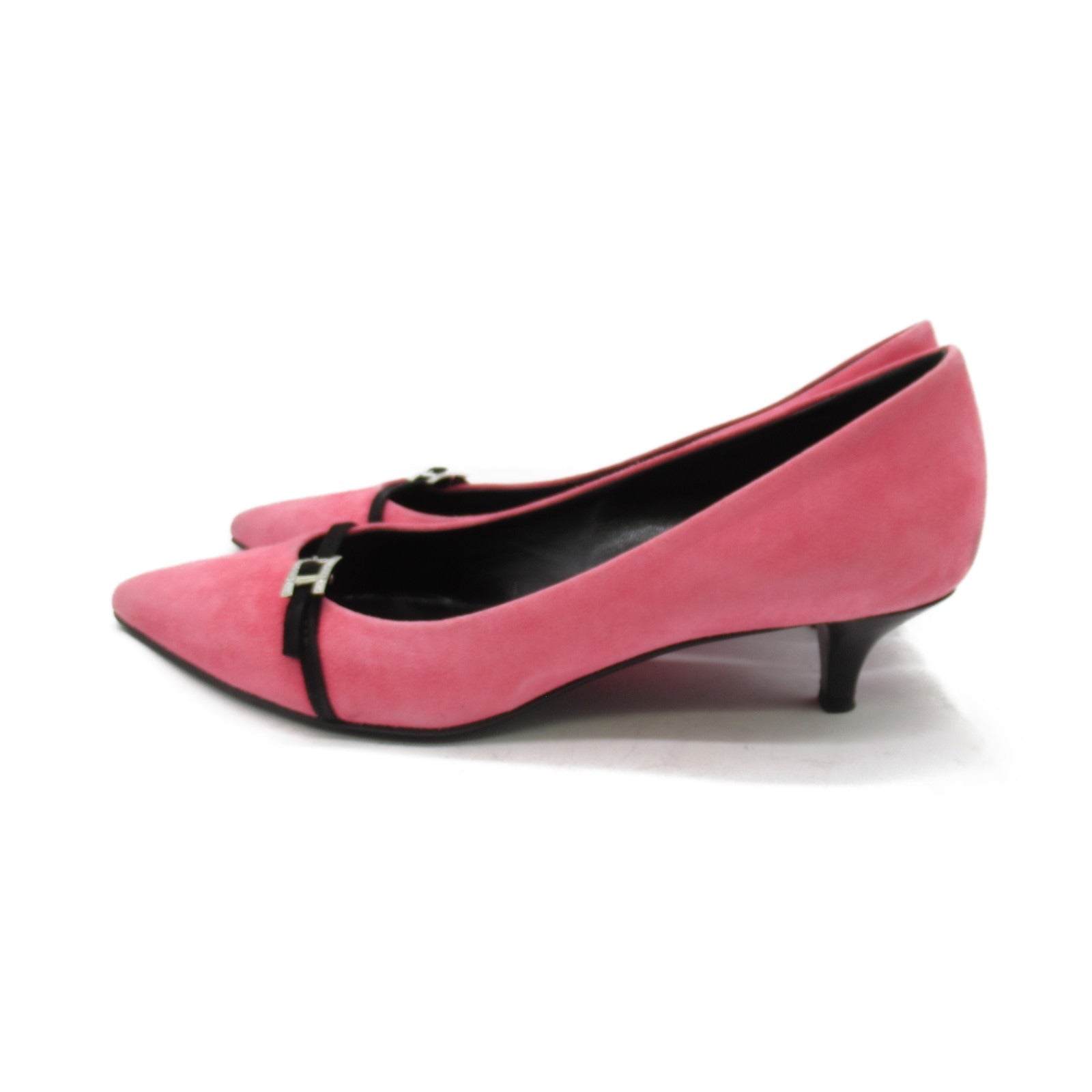 Hermes Suede Pink Pumps Women