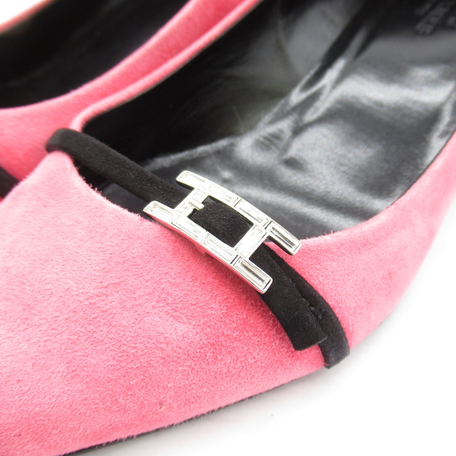 Hermes Suede Pink Pumps Women