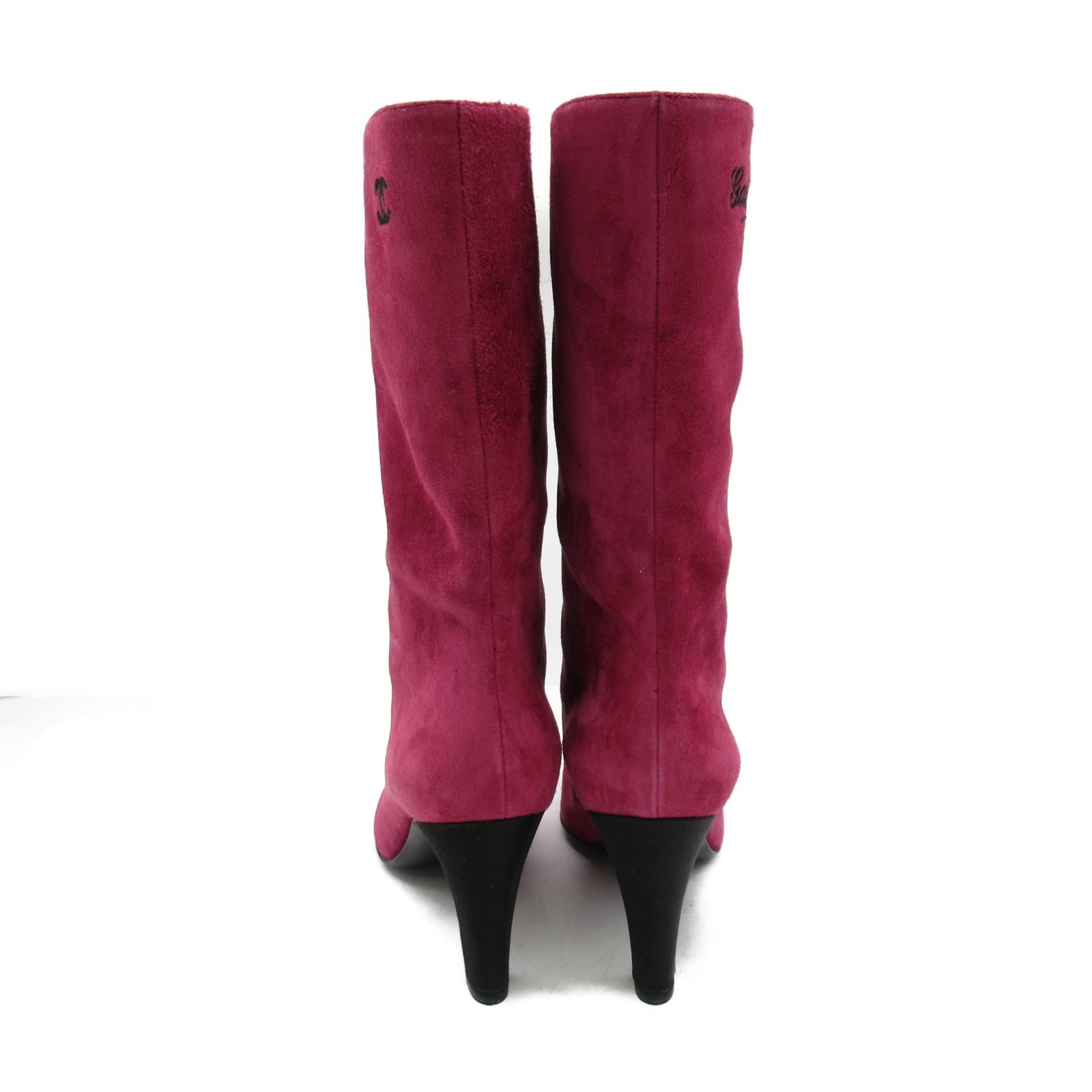 Chanel Suede Boots Pink for Women