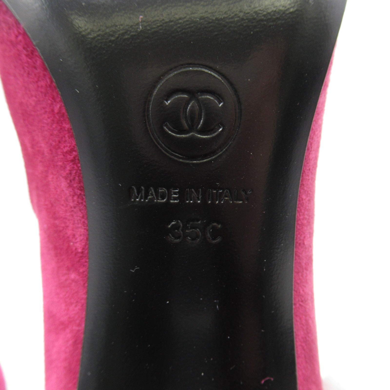 Chanel Suede Boots Pink for Women