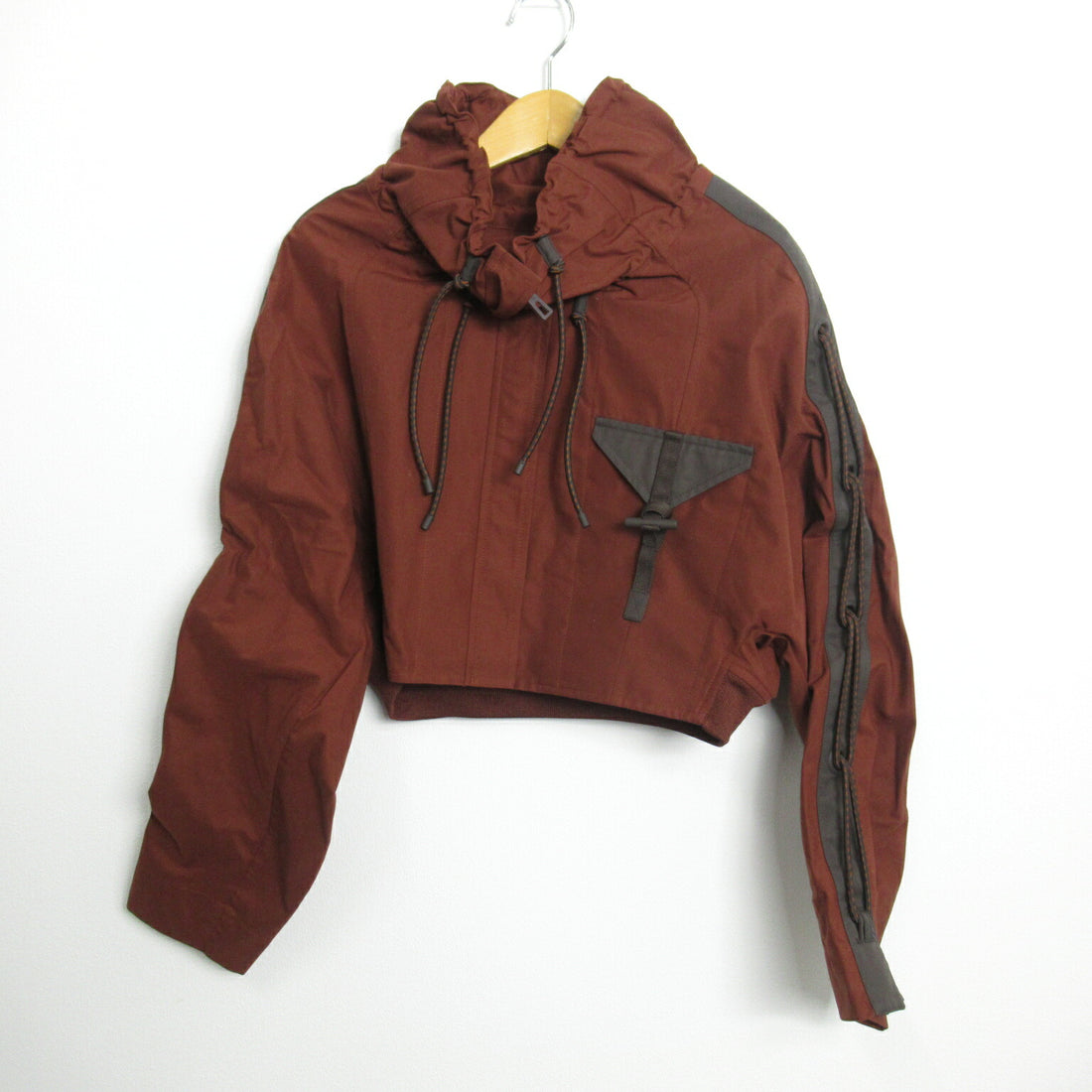 Hermes Cotton Short Blouson Brown