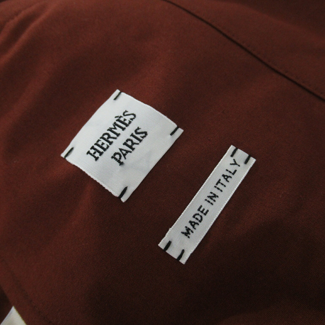 Hermes Cotton Short Blouson Brown