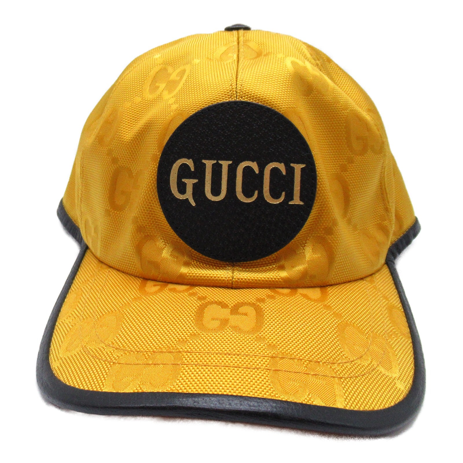 Gucci Nylon Cap Hat Gold/Black Unisex