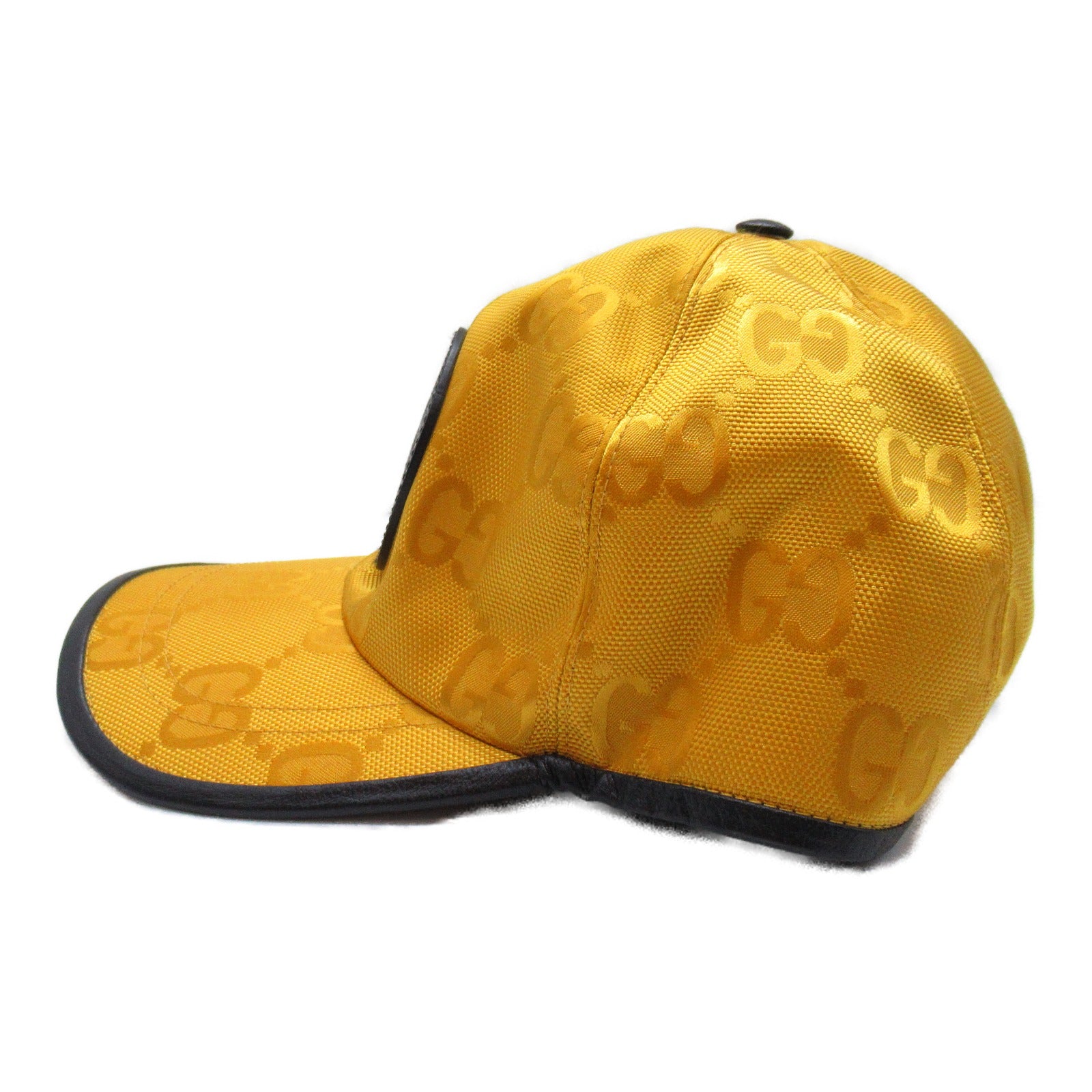 Gucci Nylon Cap Hat Gold/Black Unisex