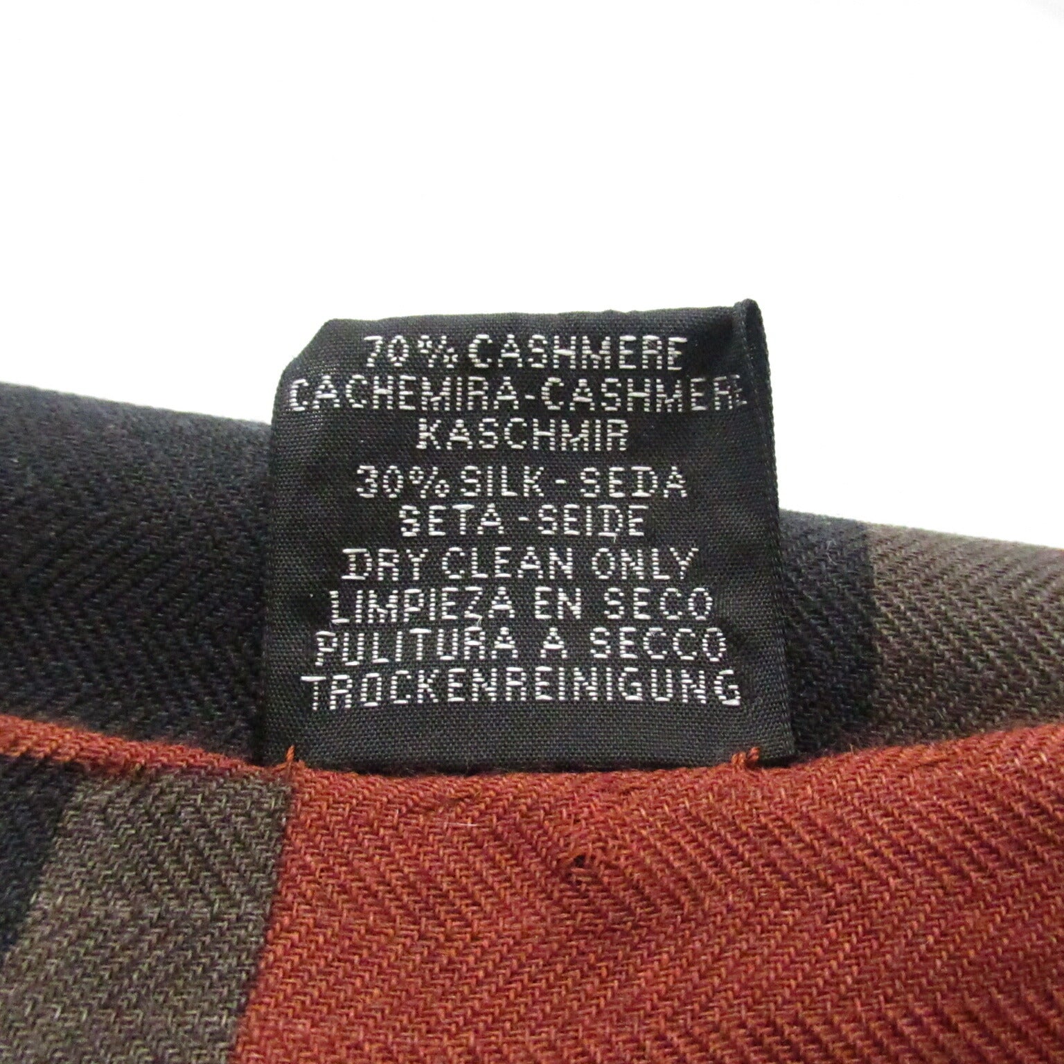 Hermes Cashmere Scarf Brown