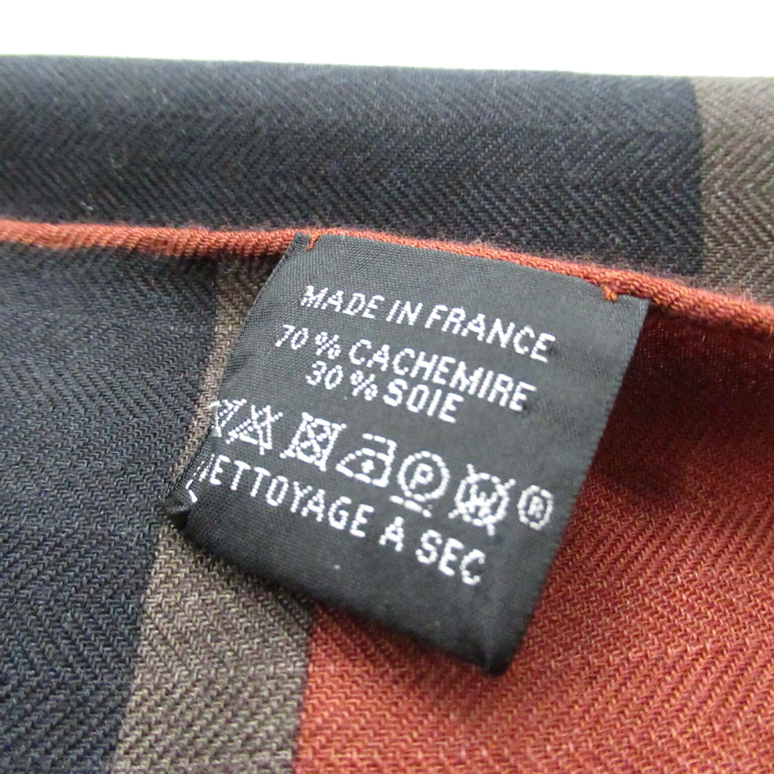 Hermes Cashmere Scarf Brown