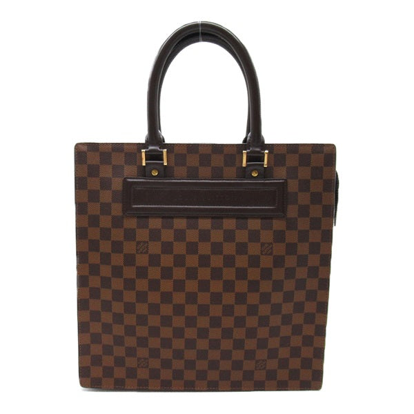 Louis Vuitton Damier Ebene Venice Sac Plat GM Canvas Tote Bag N51146 in Good condition