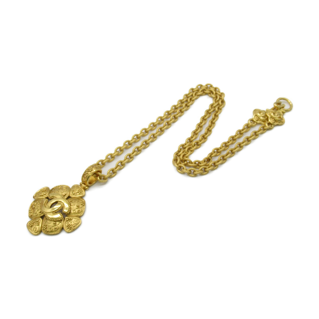 Chanel Gold Plated Necklace 96A